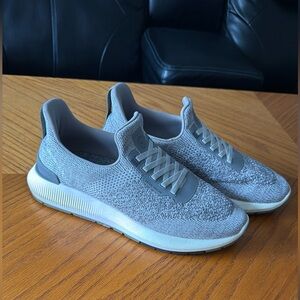 Peter Millar Gray Knit Men's Sneakers
